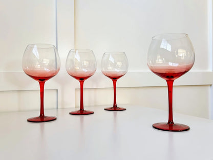 Handblown Balloon Glass- set of 4