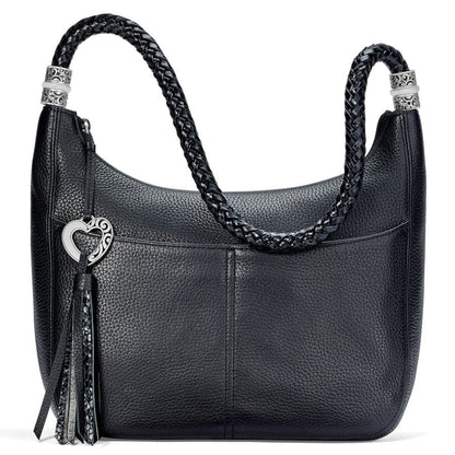 Barbados Ziptop Hobo- Black