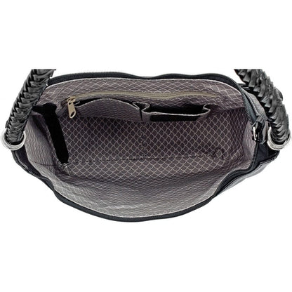 Barbados Ziptop Hobo- Black