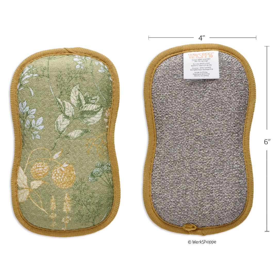 Kitchen Herbs Scrubbies, Set of 4