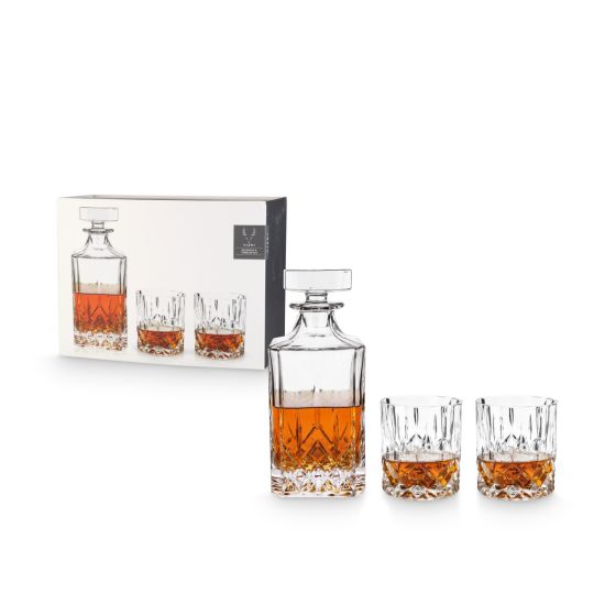 Admiral 3-Piece Decanter & Tumbler Set