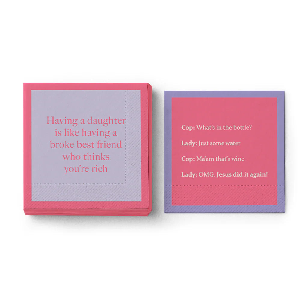 Drinks On Me Cocktail Napkins