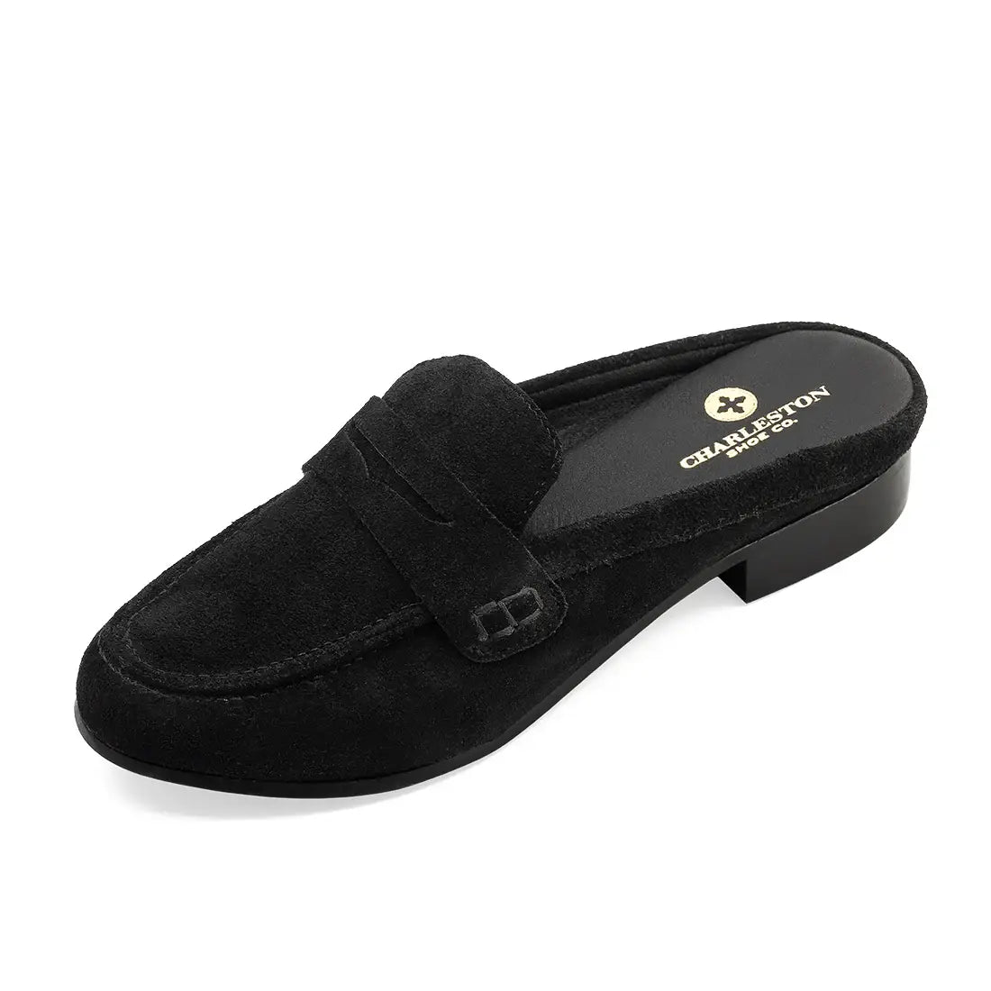 Suede Leather Slip on Mule -Fall-Georgia