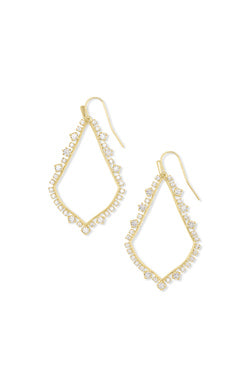 Sophee Drop Open Frame Earrings