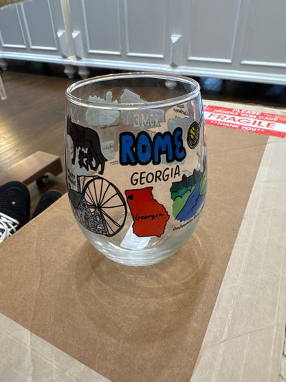 Rome Stemless Wine Glass