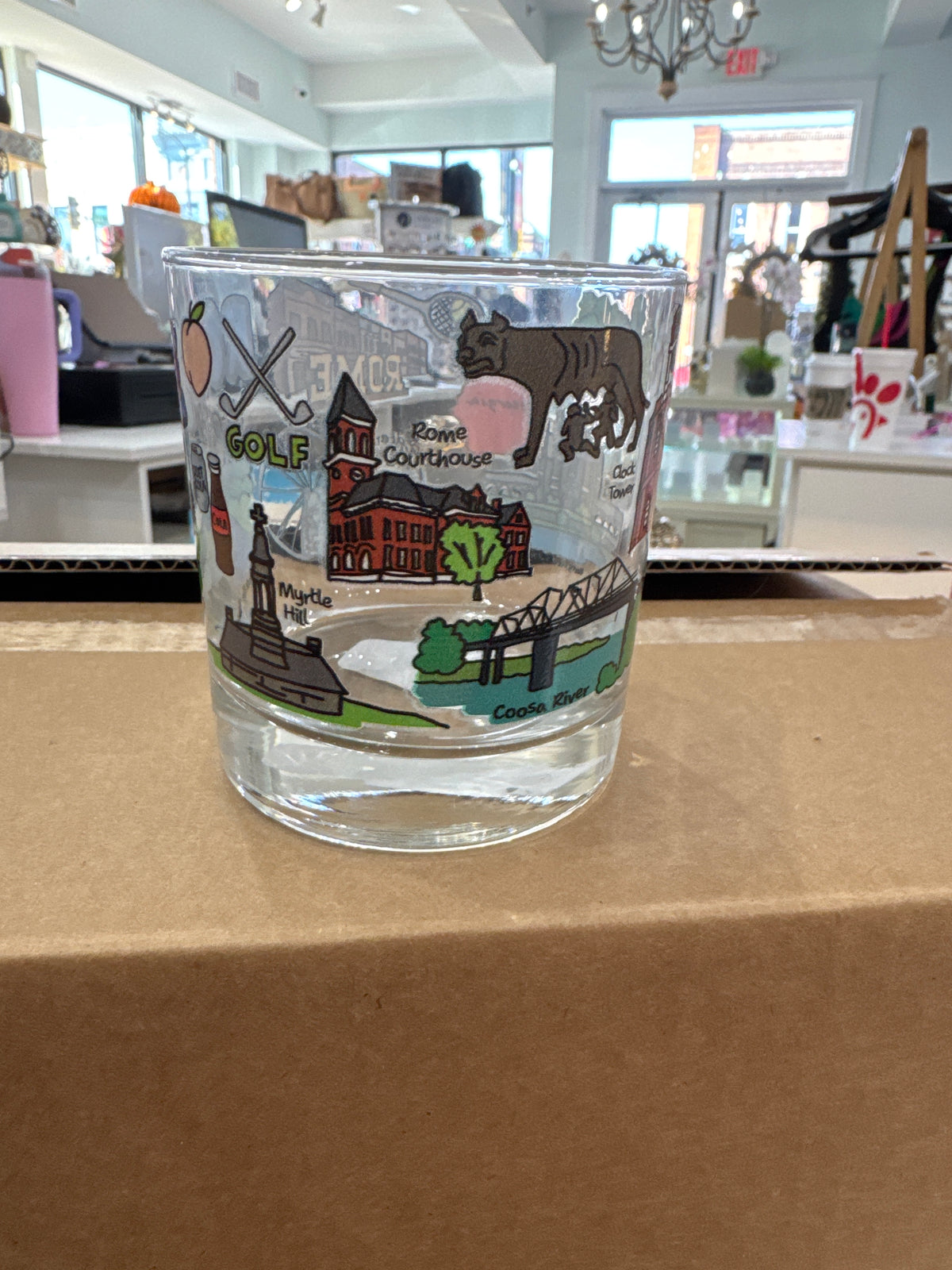Rome Whiskey Glass