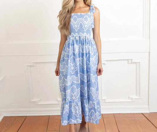 Smocked Tie Top Dress