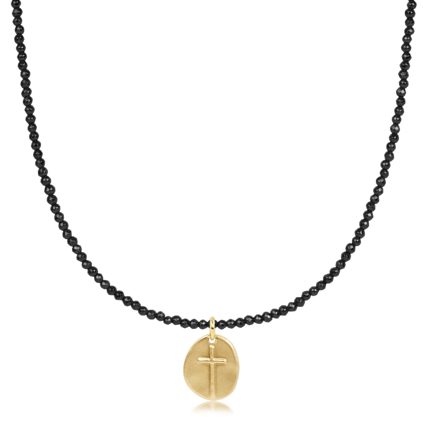 15"Hematite Choker w/ Charm