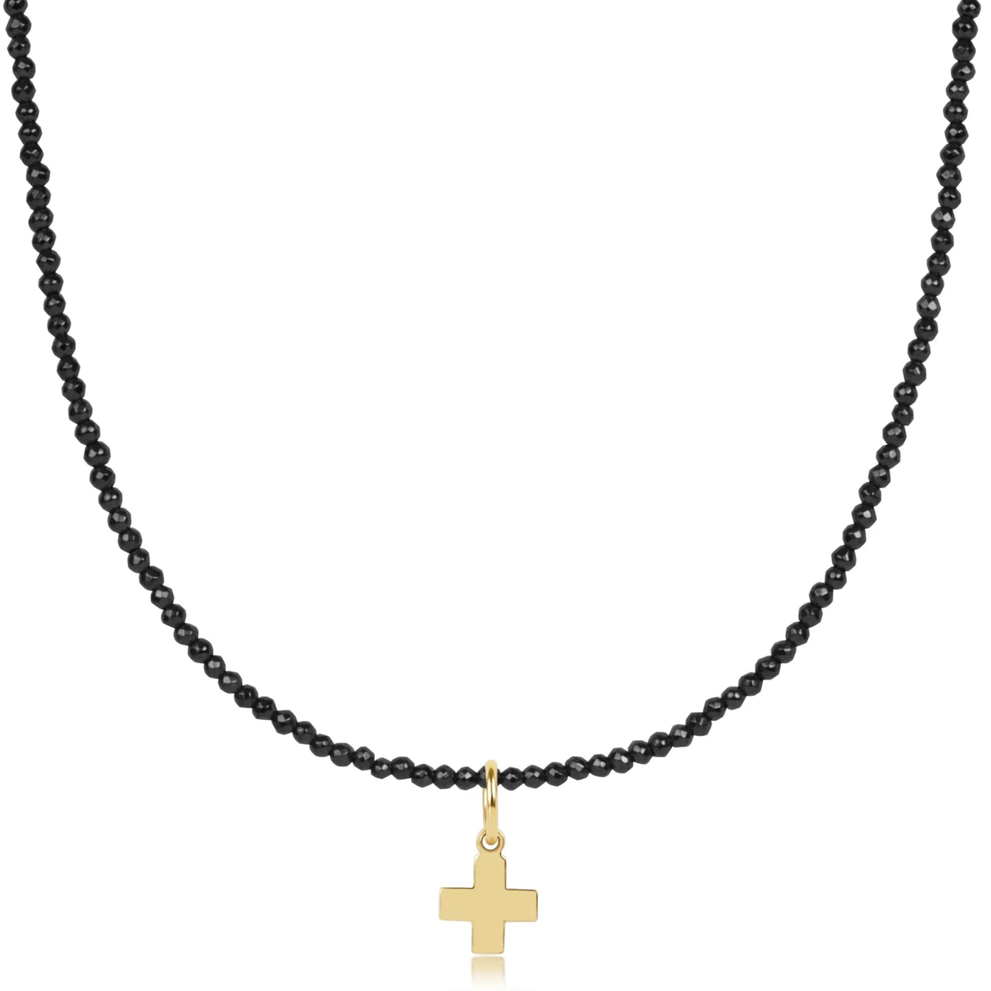 15"Hematite Choker w/ Charm