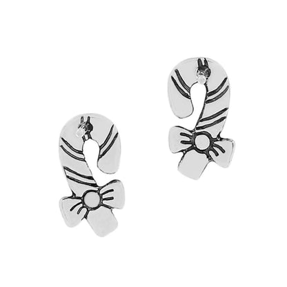 Christmas Candy Cane Mini Post Earrings