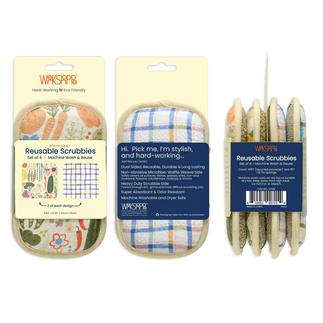 Farm Stand Scrubbies, Set of 4