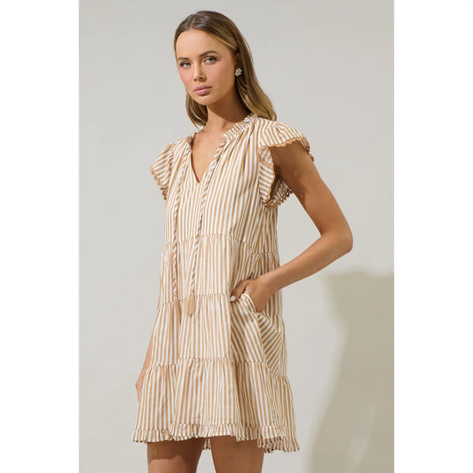 Dream State Striped Yodi Shift Mini Dress