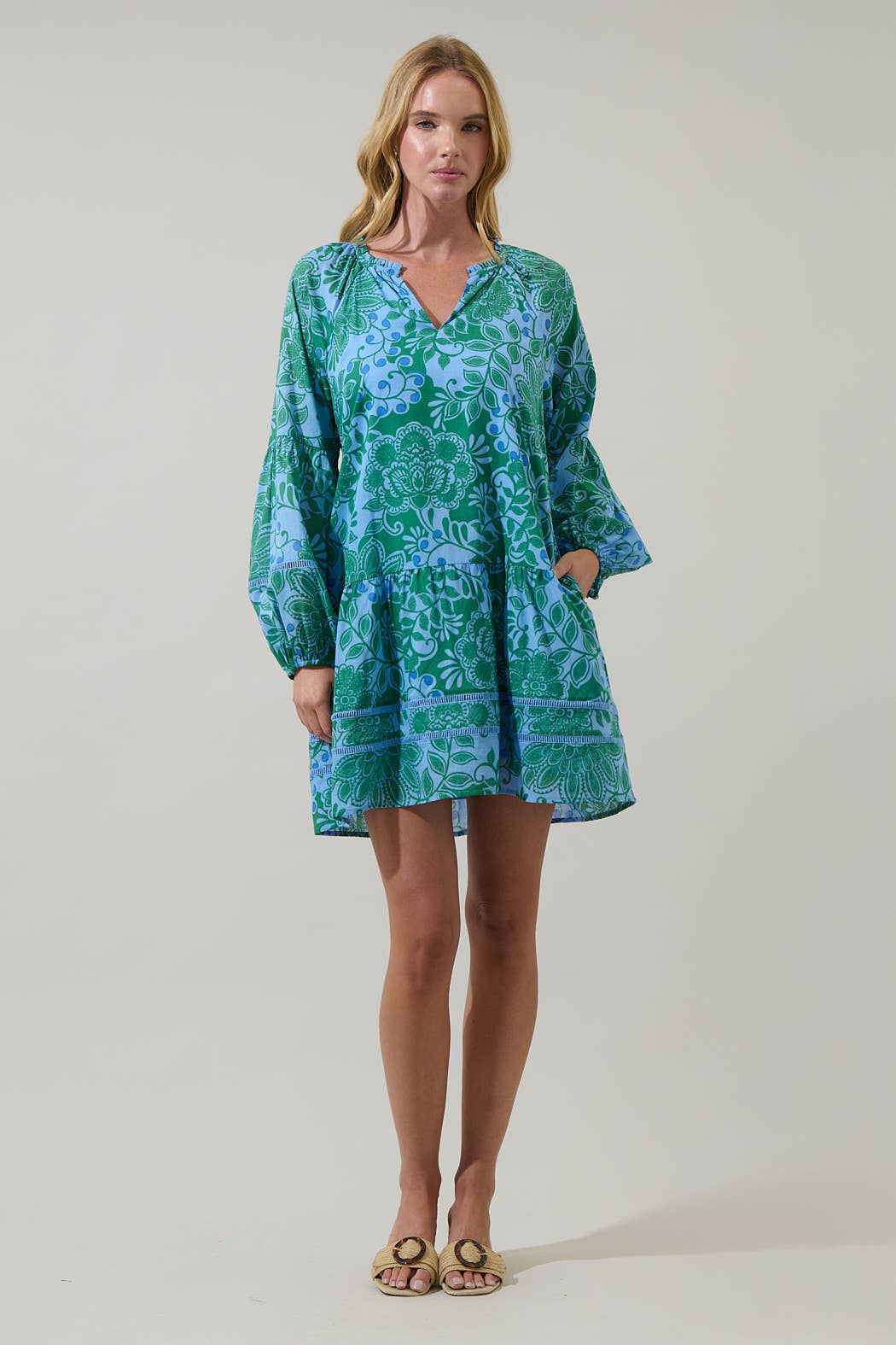 Tressa Floral Ivonna Shift Mini Dress