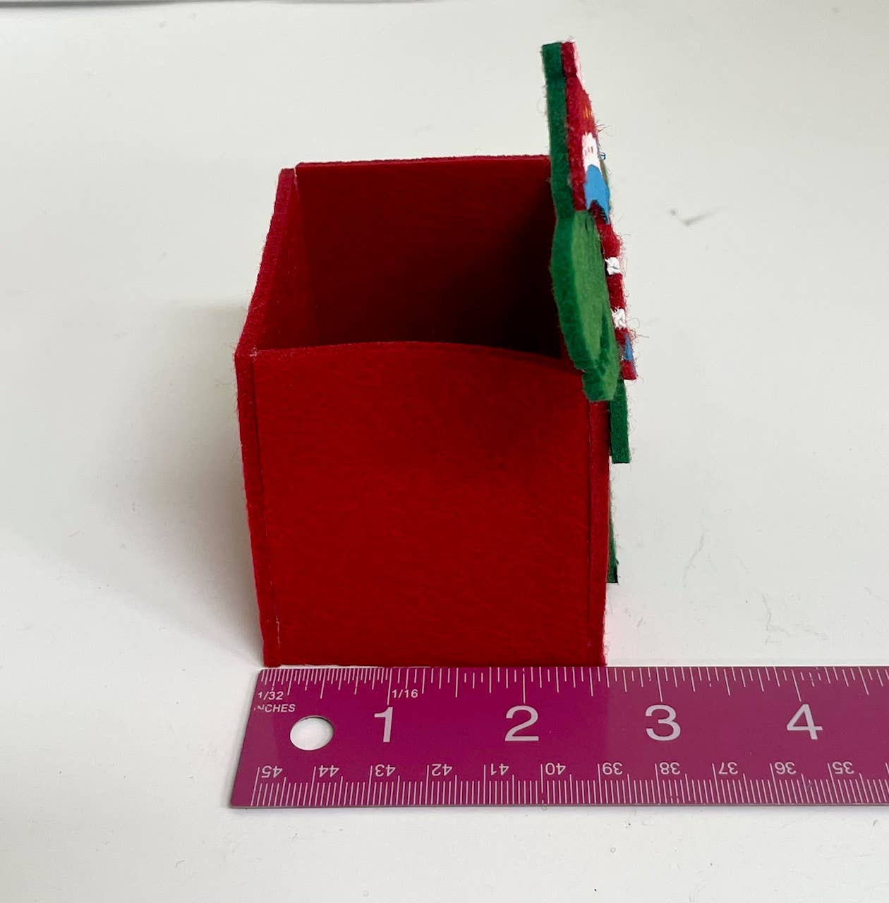 Christmas Felt Dinosaur BoxTreat Party Favor Box