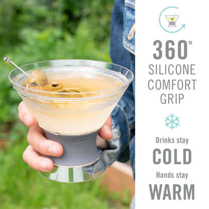 Martini FREEZE™ Cooling Cups with Cooling Gel Set of 2