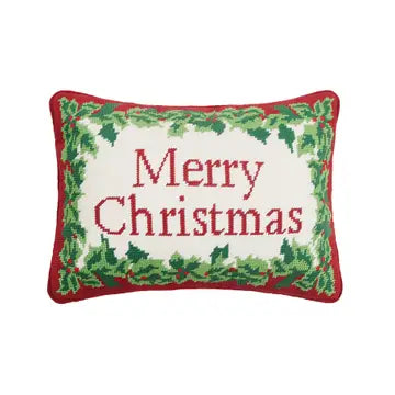 Christmas Needlepoint Pillows