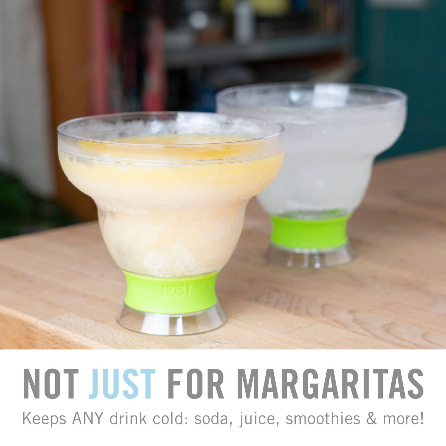 Margarita FREEZE™ Insulated Cooling Cups in Green Set of 2