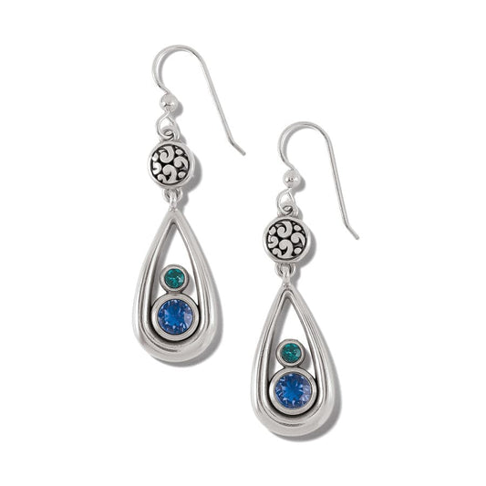 Elora Gems Teardrop French Wire Earrings