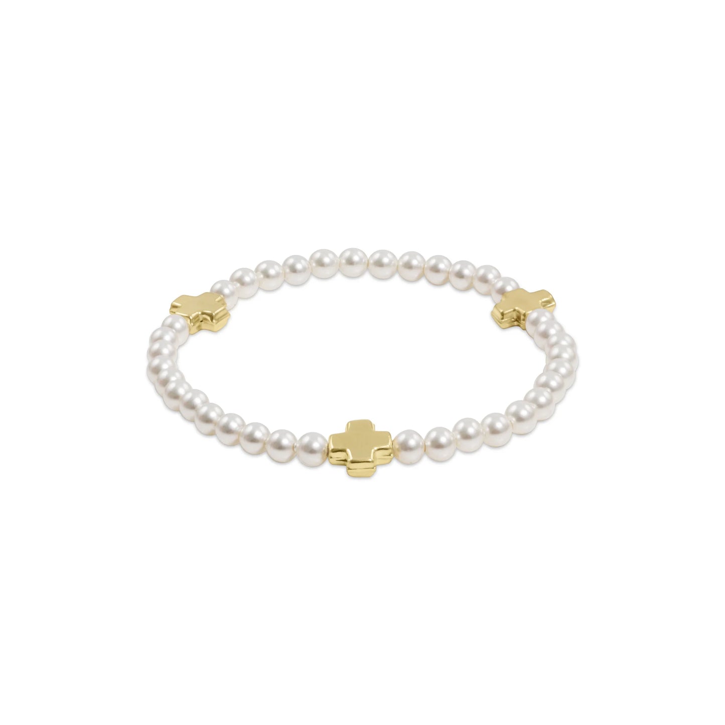 Signature Cross Gold Bracelet