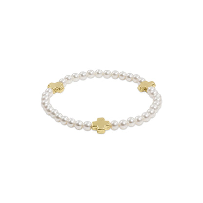 Signature Cross Gold Bracelet