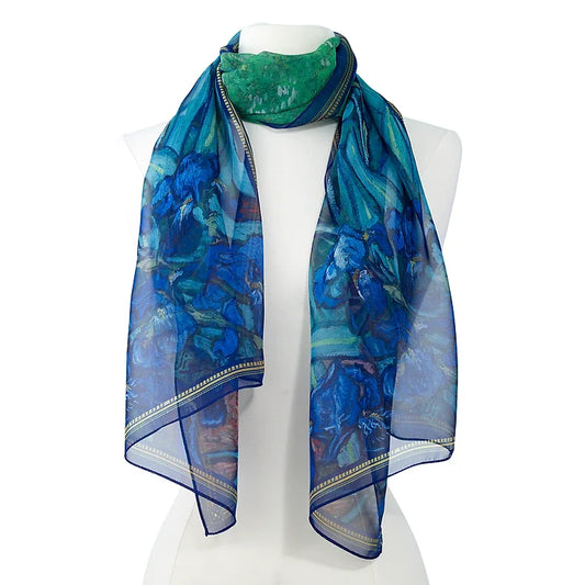 Van Gogh Irises Scarf