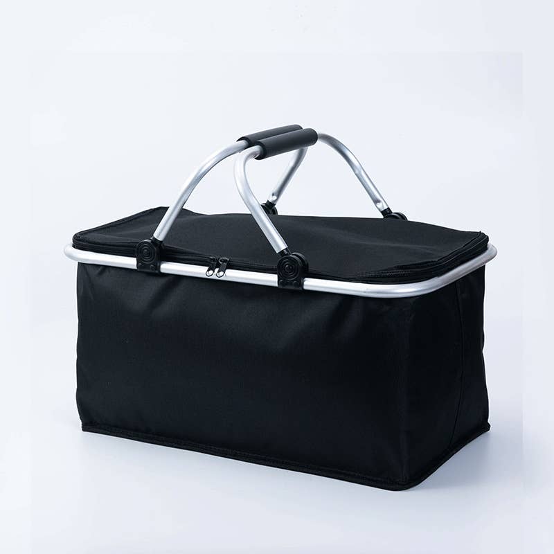 30L Large Picnic Basket Internal Pockets LeakProof Insulated