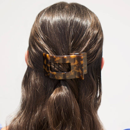 Flat Rectangle Hair Clip
