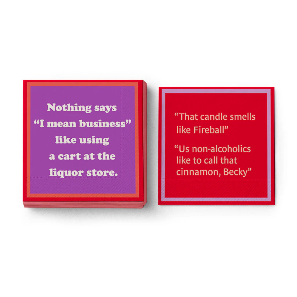 Drinks On Me Cocktail Napkins