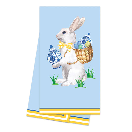 COTTON TEA TOWEL | GINGER JAR BUNNY