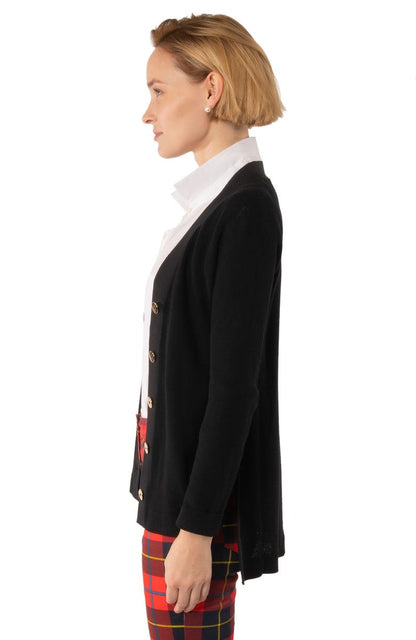 Grosgrain Heaven Cardigan - Black