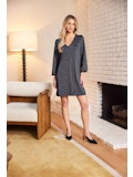 Blouson Sleeve V-Neck Dress