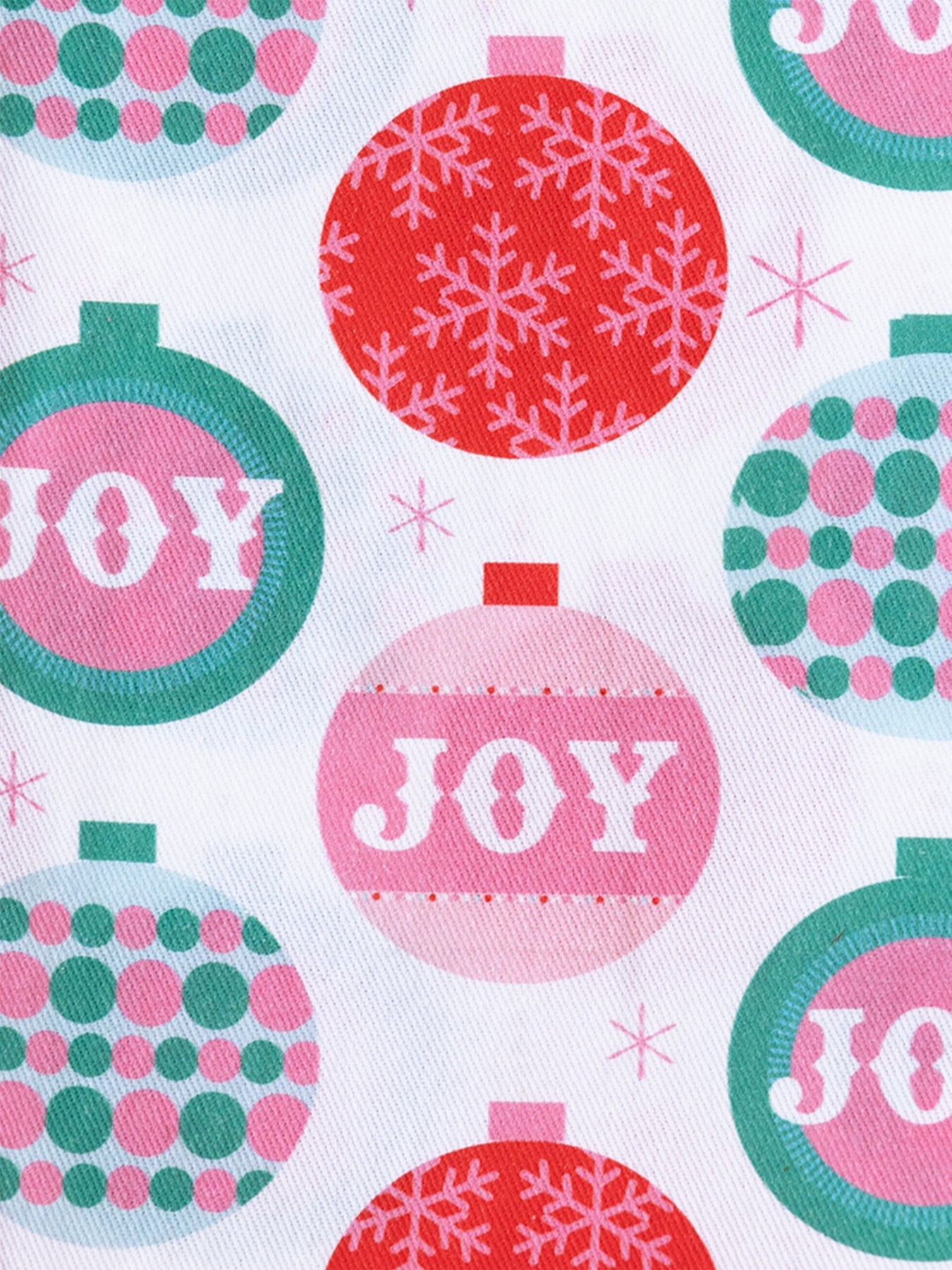 Joy Ornaments Tea Towel