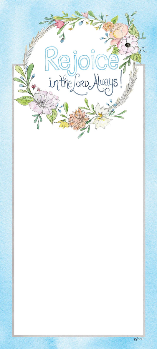 Blue Rejoice Notepad