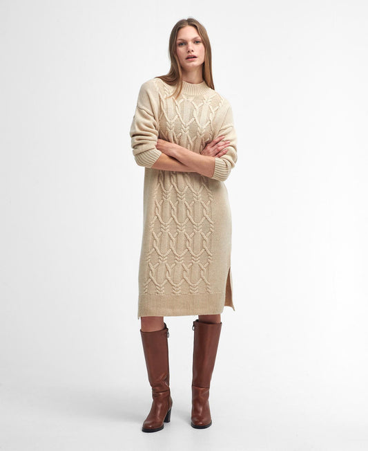 Elisha Cable-Knit Midi Dress