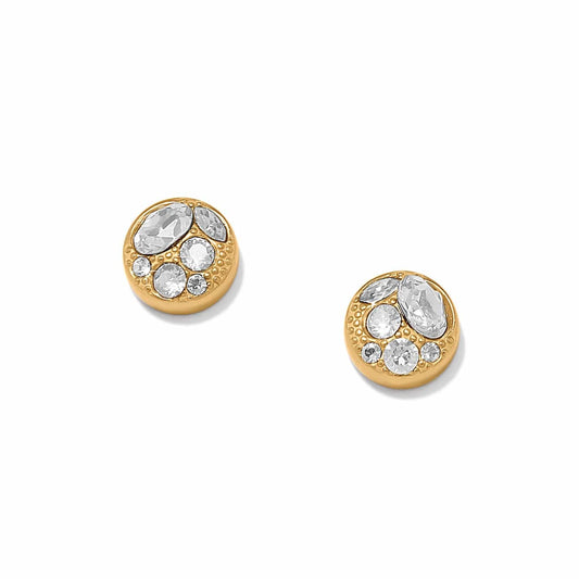 Trust Your Journey Golden Post Earrings