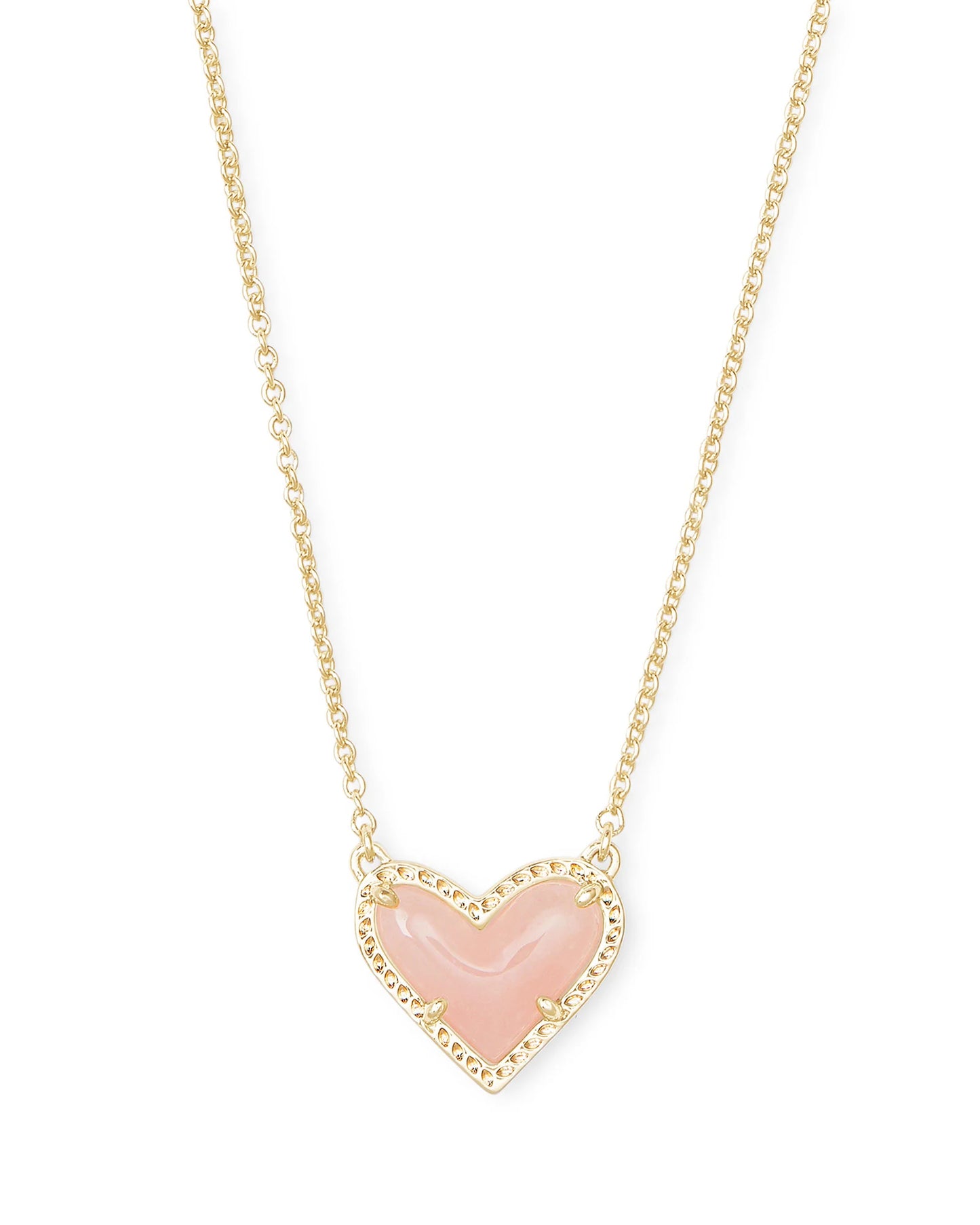 Ari Heart Gold Pendant Necklace