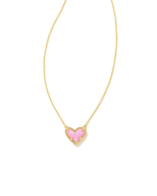 Ari Heart Gold Pendant Necklace