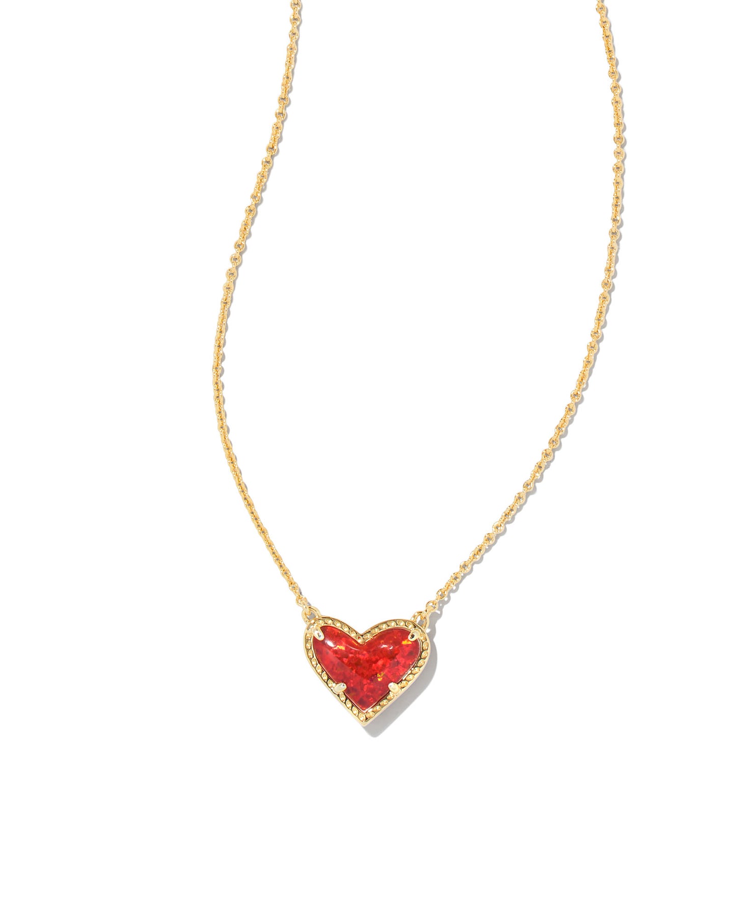 Ari Heart Gold Pendant Necklace