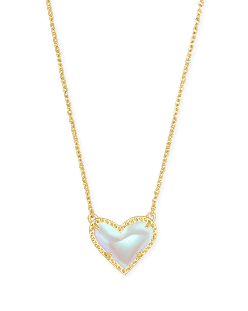 Ari Heart Gold Pendant Necklace