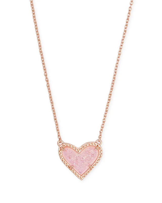 Ari Heart Gold Pendant Necklace