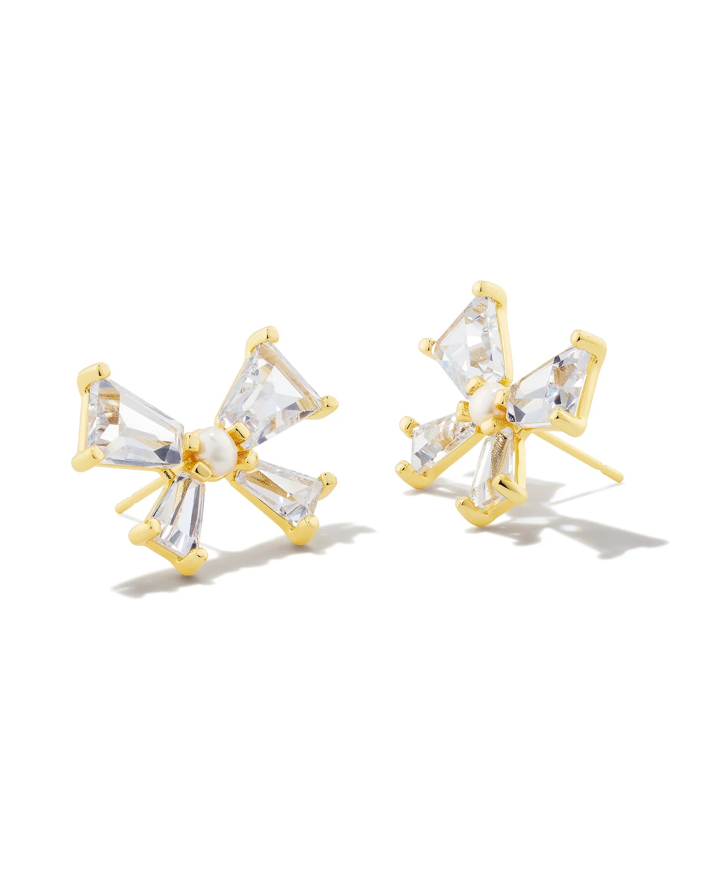 Blair Gold Bow Stud Earrings