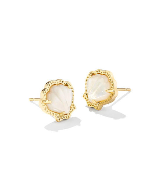 Brynne  Shell Stud Earrings