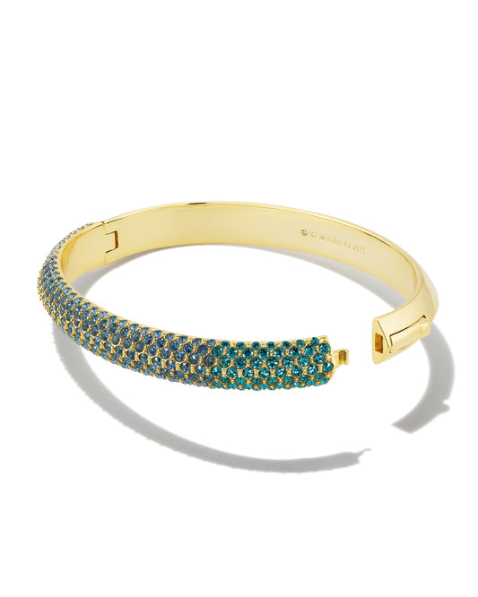 Mikki Pave Gold Bangel Bracelet