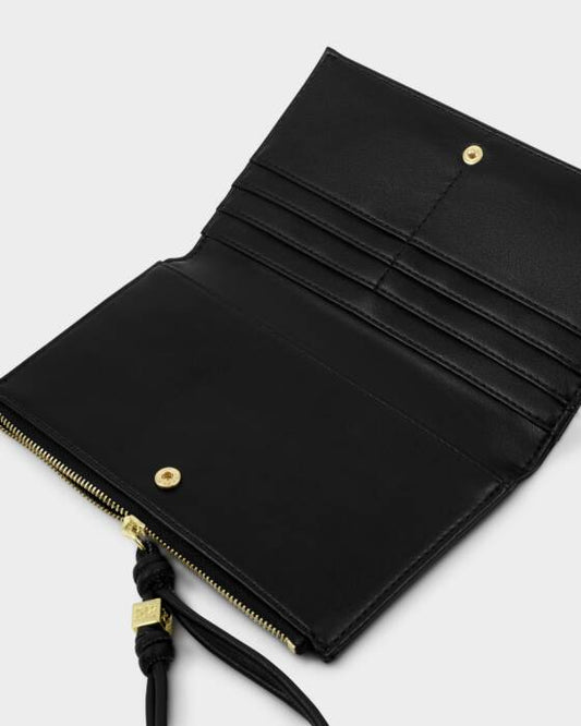 Arden Large Braided Wristlet Purse