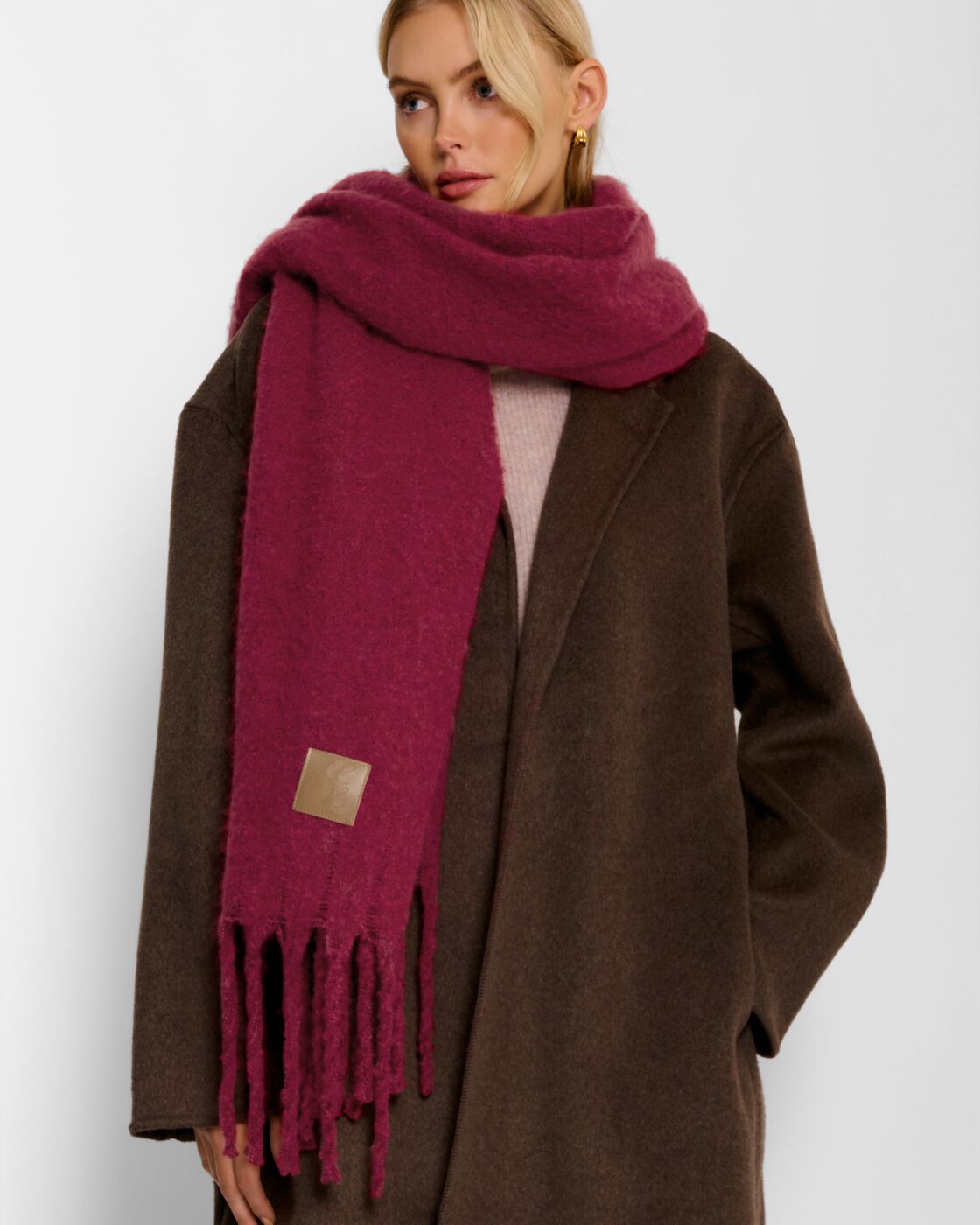 Recycled Tassel Scarf