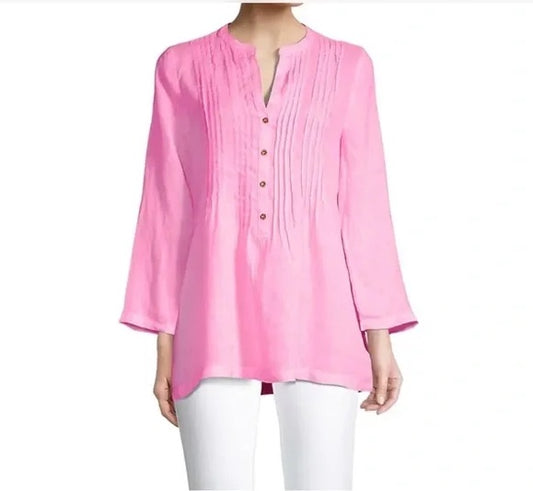 Sarasota Tunic Top - Mandeville Pink