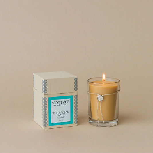 Aromatic Candle-White Ocean Sands 6.8 oz