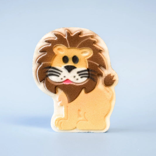 Lion Bath Bomb – Strawberry Roar & Color Explosion 🦁🍓