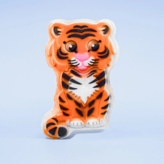 Tiger Bath Bomb – Peach Scented, Vegan & Fiercely Fun