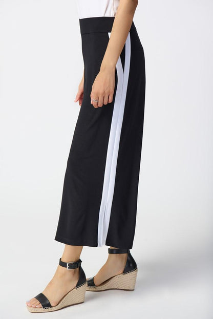 Silky Knit Pull-On Culotte Pants-241058